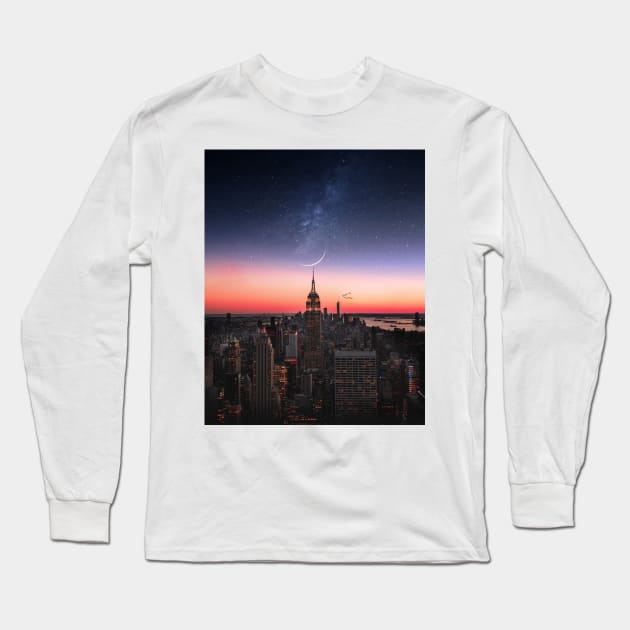 New York City Long Sleeve T-Shirt by amandaharwal